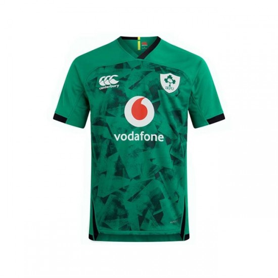 Camisola Irlandesa Rugby Equipamento Primeiro 2020-2021 Manga Curta